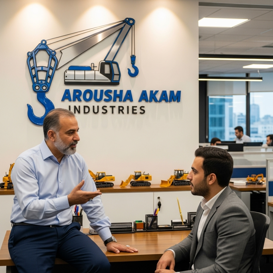 خدمات بازرگانی شرکت صنعت آروشا آکام